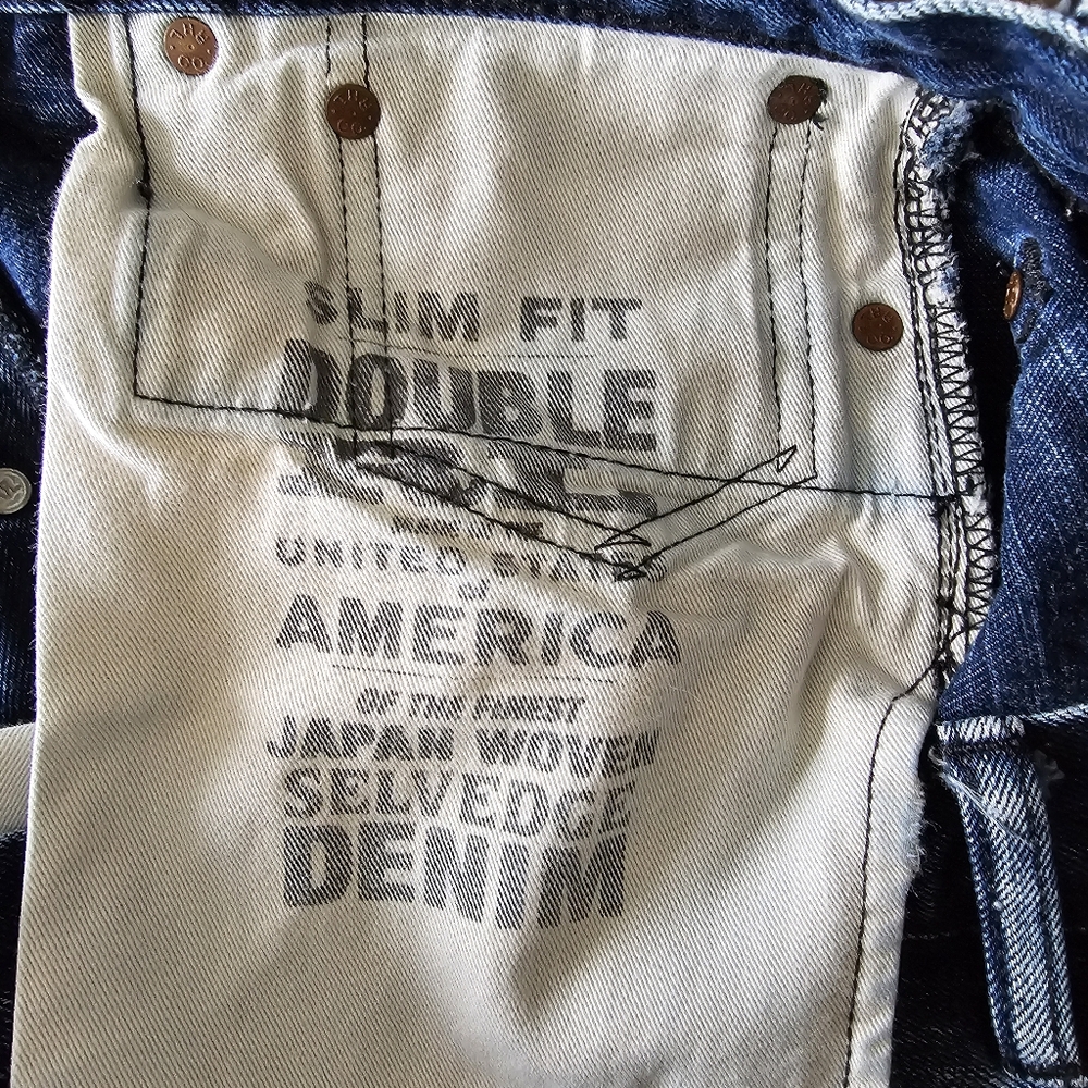 RRL slim fit slevage jeans - Picture 5 of 5